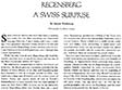 Regensburg: A Swiss Surprise, Gourmet Magazine, March 1979