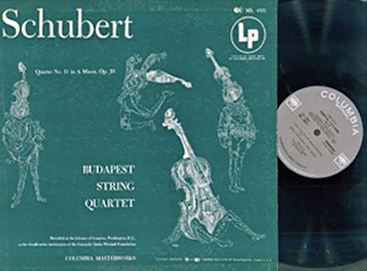 Quartet no. 13, in A minor, op. 29, by Franz Schubert