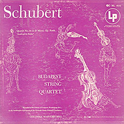 Quartet no. 14, in D minor, op. Post. Death and the Maiden”, by Franz Schubert